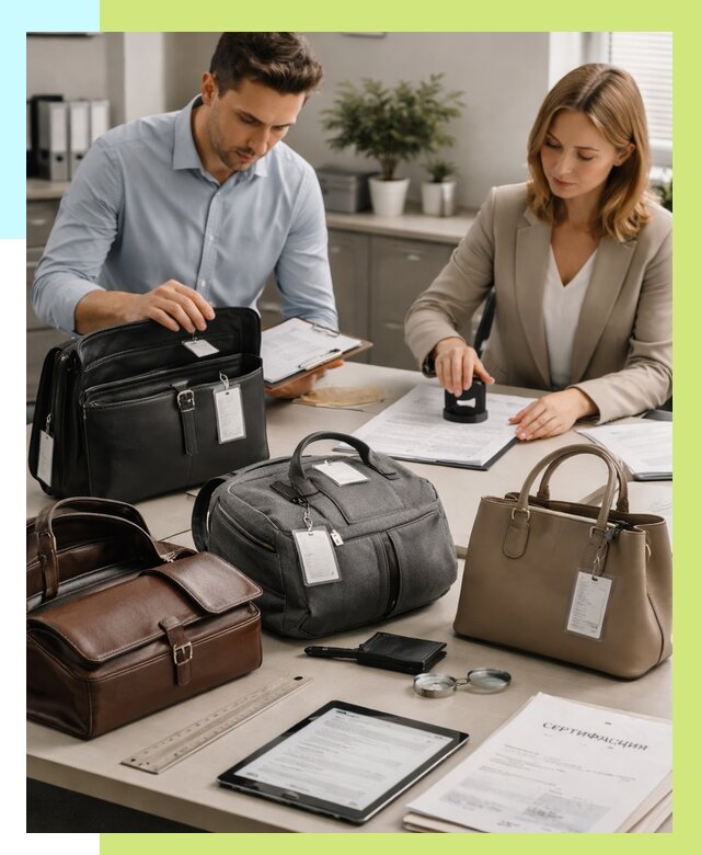 Сертификация сумок в Озёрске от 7607 руб. | Алешин-Озр