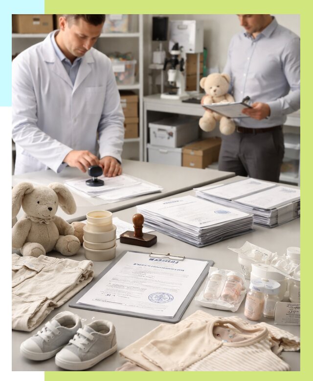 Сертификация детских товаров в Озёрске от 15213 р. | Алешин-Озр