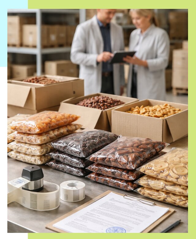 Сертификация сухофруктов в Озёрске от 12170 р. | Алешин-Озр под ключ