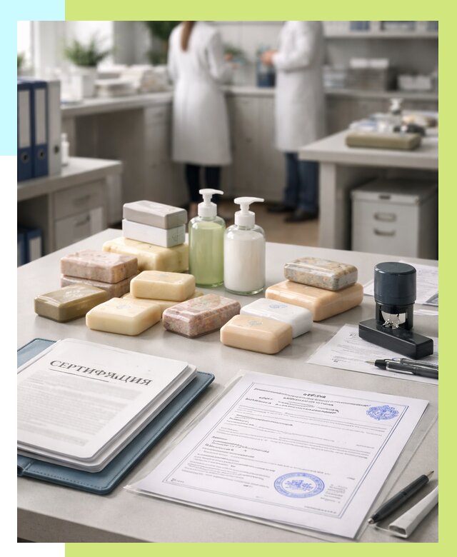 Сертификация мыла и сертификат на мыло в Озёрске от 12170 | Алешин-Озр