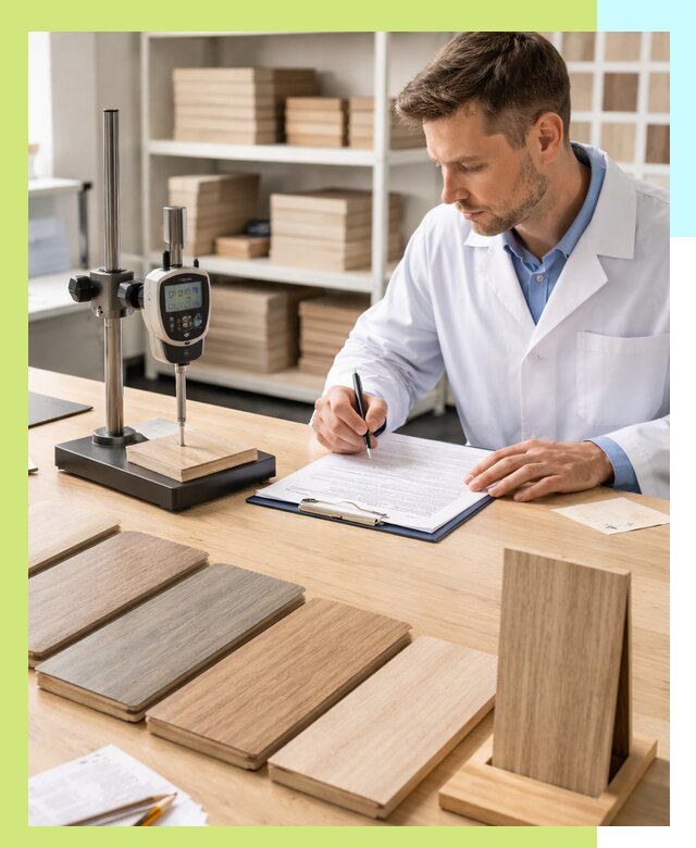 Сертификация ламината с испытаниями и оформлением документов в Озёрске