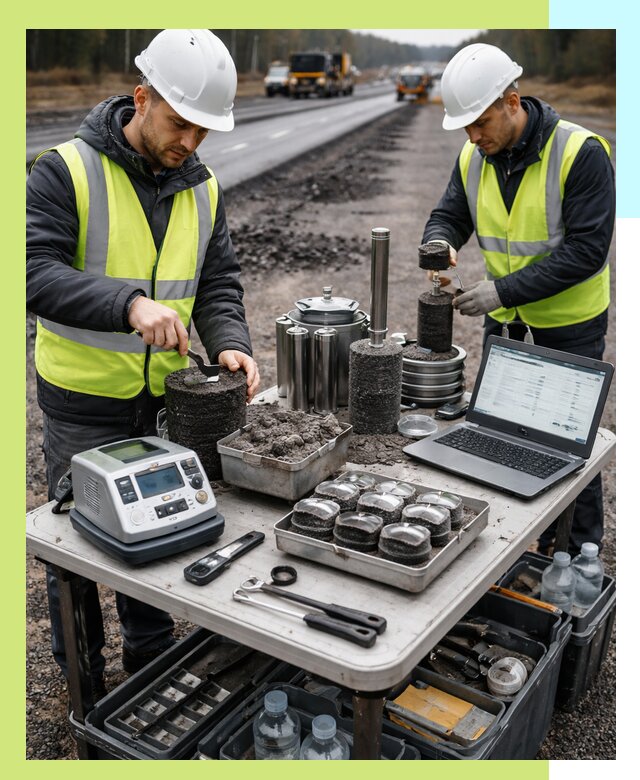 Сертификация асфальта: испытания и подтверждение в Озёрске