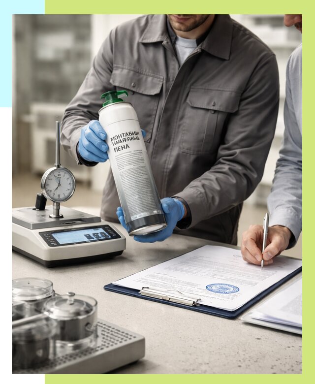 Сертификация монтажной пены в Озёрске от 15213 р. | Алешин-Озр