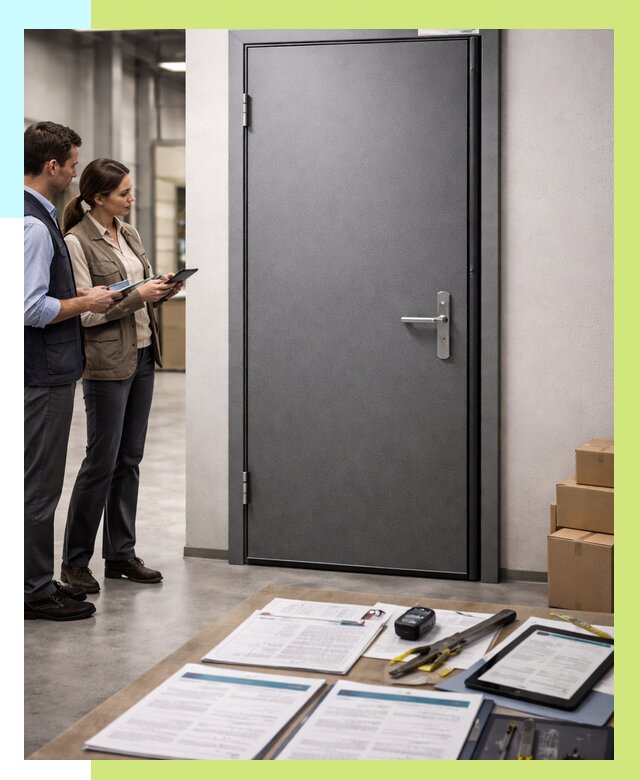 Сертификация противопожарных дверей в Озёрске от 9128 р. | Алешин-Озр