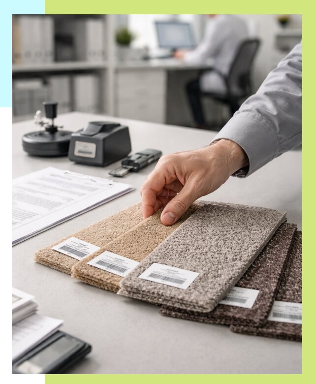 Сертификация ковролина в Озёрске от 15213 р., Алешин-Озр