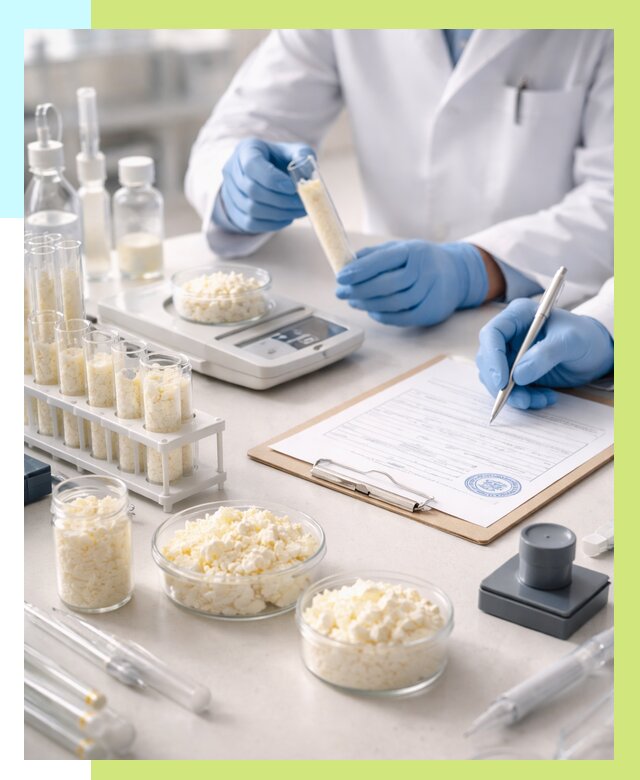 Сертификация творога в Озёрске от 12170 р. под ключ | Алешин-Озр