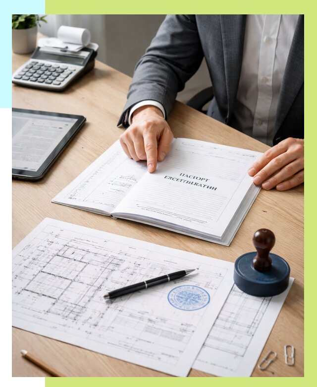 Паспорт эксплуатации в Озёрске под ключ от 4564 р. Алешин-Озр