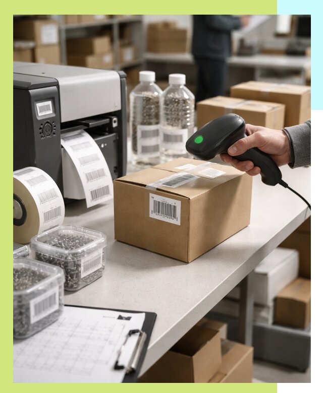 Штрихкодирование продукции и маркировка для продажи в Озёрске