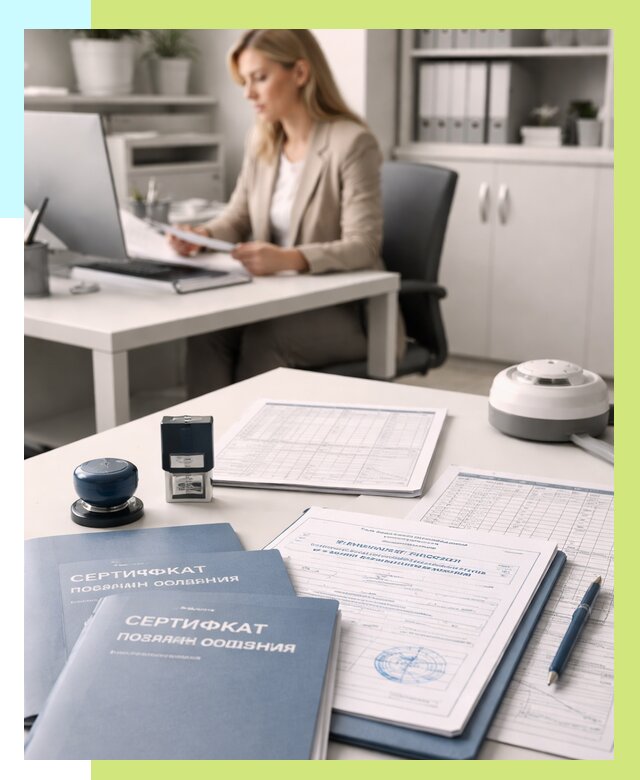 Сертификаты пожарной безопасности в Озёрске от 15213 р. | Алешин-Озр