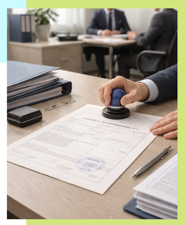 Сертификат происхождения СТ 1 в Озёрске от 4564 р. | Алешин-Озр