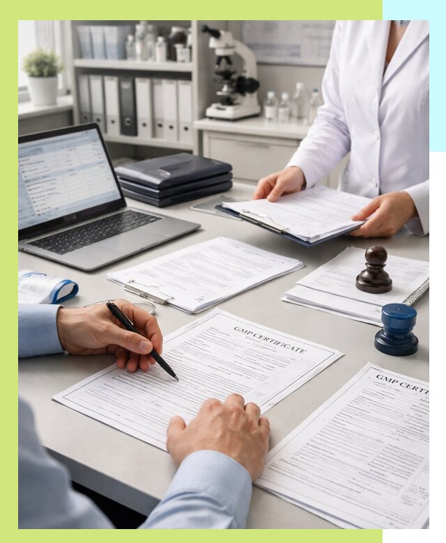 Оформление сертификата GMP в Озёрске для фармпроизводства