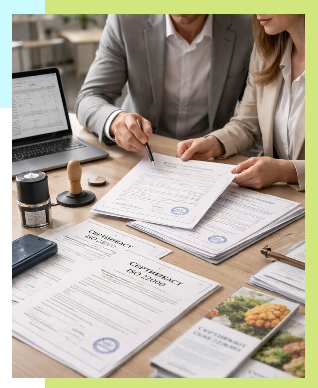 Сертификат ISO 22000 в Озёрске от 40568 р. под ключ | Алешин-Озр