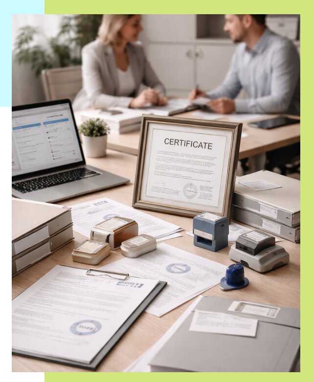 Сертификация компании в Озёрске от 45639 р. | Алешин-Озр — заказ